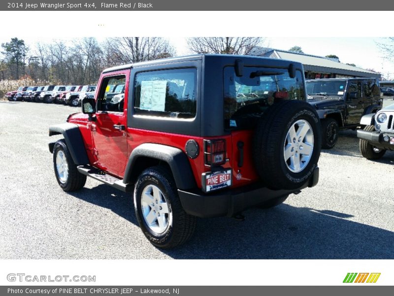 Flame Red / Black 2014 Jeep Wrangler Sport 4x4