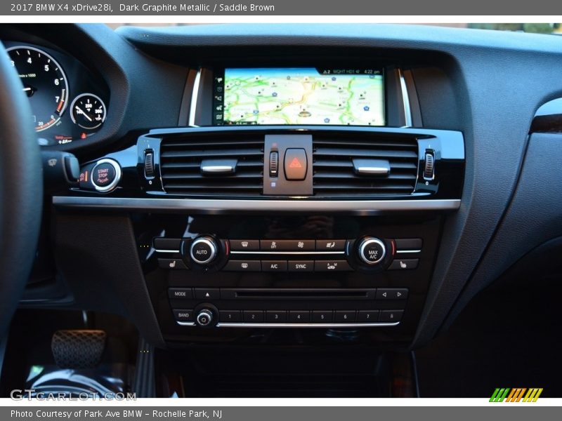 Controls of 2017 X4 xDrive28i
