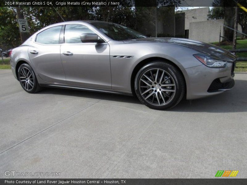 Grigio Metallo (Grey Metallic) / Nero 2014 Maserati Ghibli S Q4