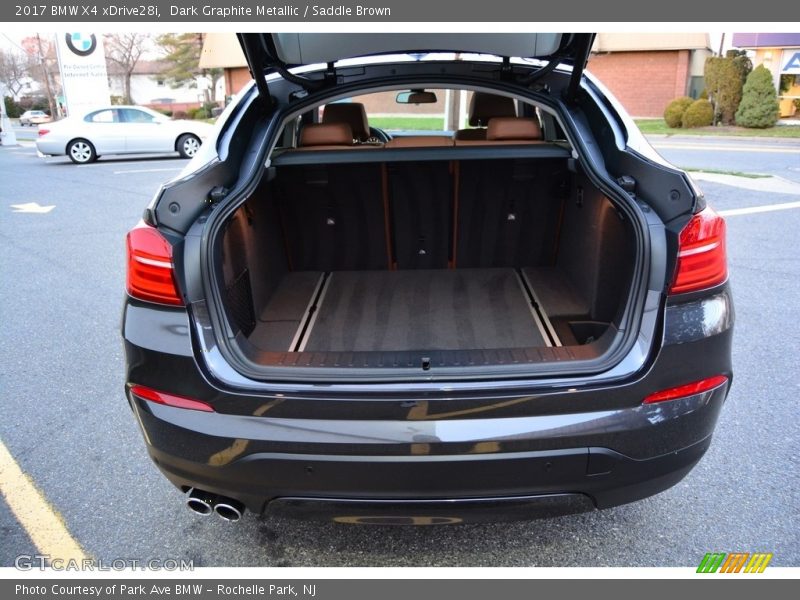 Dark Graphite Metallic / Saddle Brown 2017 BMW X4 xDrive28i