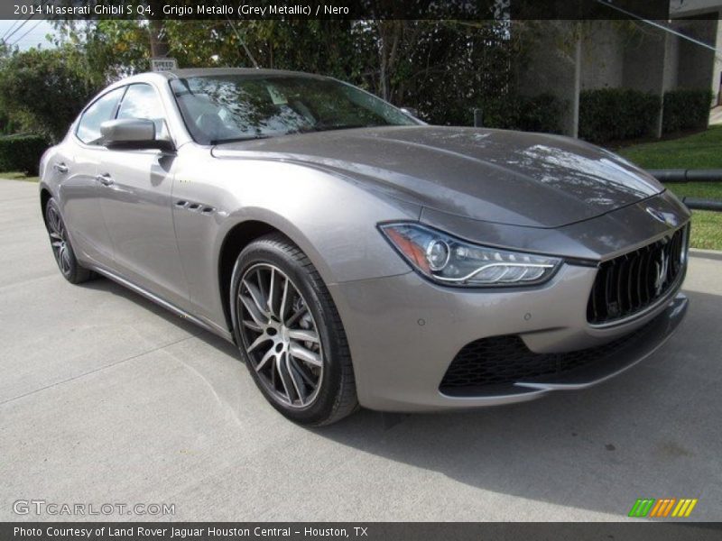 Grigio Metallo (Grey Metallic) / Nero 2014 Maserati Ghibli S Q4