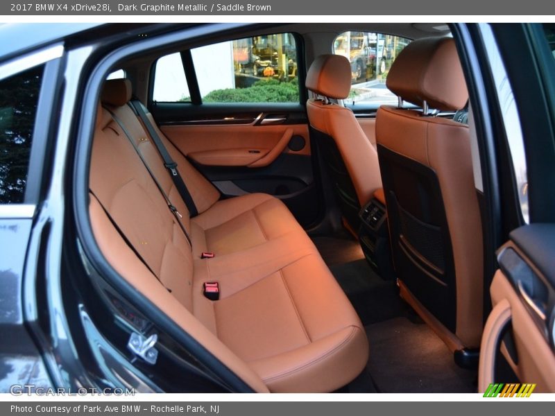Dark Graphite Metallic / Saddle Brown 2017 BMW X4 xDrive28i