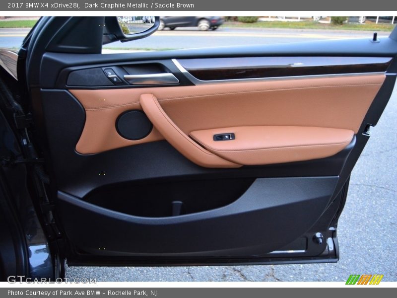 Dark Graphite Metallic / Saddle Brown 2017 BMW X4 xDrive28i
