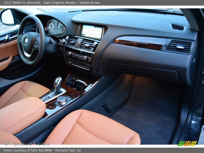 Dark Graphite Metallic / Saddle Brown 2017 BMW X4 xDrive28i
