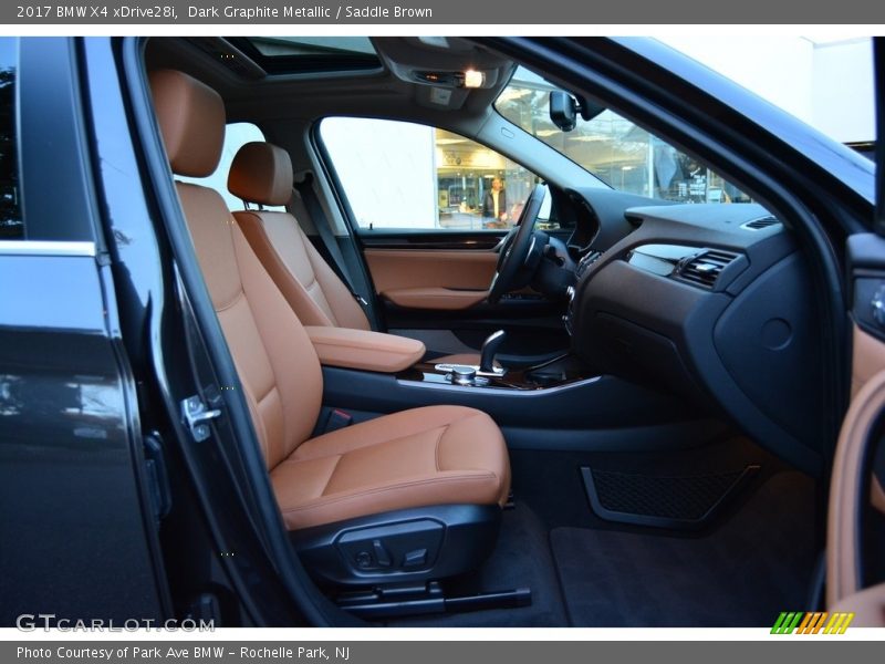 Dark Graphite Metallic / Saddle Brown 2017 BMW X4 xDrive28i