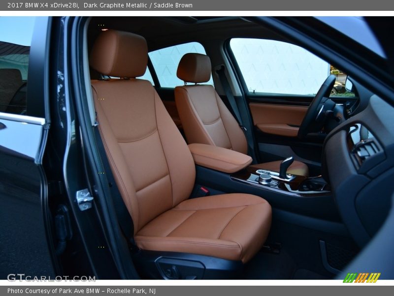 Dark Graphite Metallic / Saddle Brown 2017 BMW X4 xDrive28i