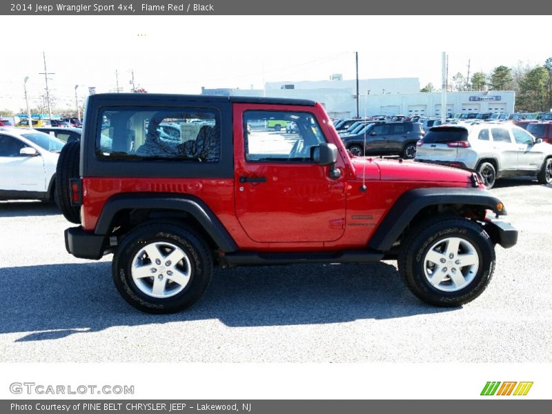 Flame Red / Black 2014 Jeep Wrangler Sport 4x4