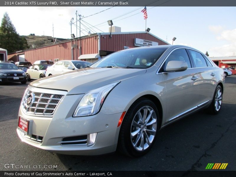 Silver Coast Metallic / Caramel/Jet Black 2014 Cadillac XTS Luxury FWD