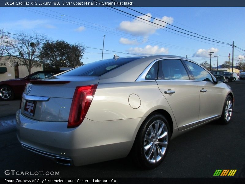 Silver Coast Metallic / Caramel/Jet Black 2014 Cadillac XTS Luxury FWD