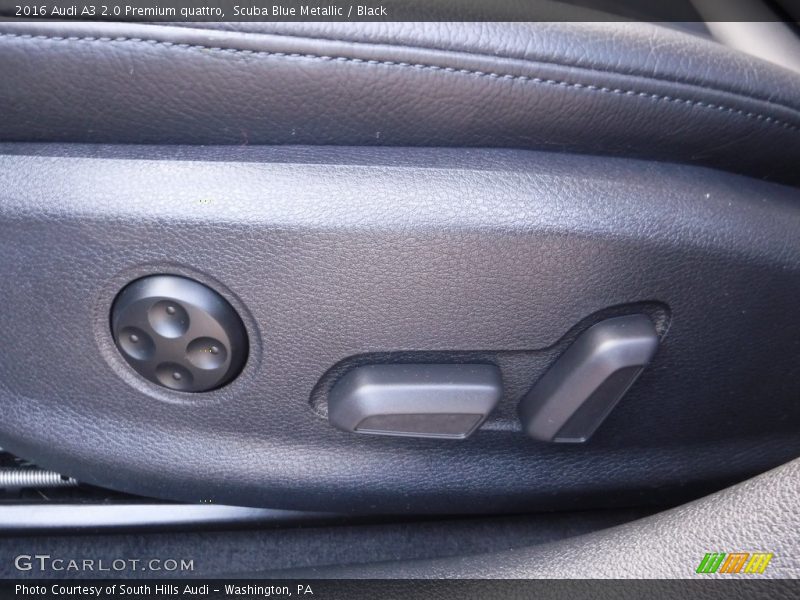 Scuba Blue Metallic / Black 2016 Audi A3 2.0 Premium quattro