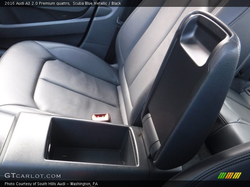 Scuba Blue Metallic / Black 2016 Audi A3 2.0 Premium quattro