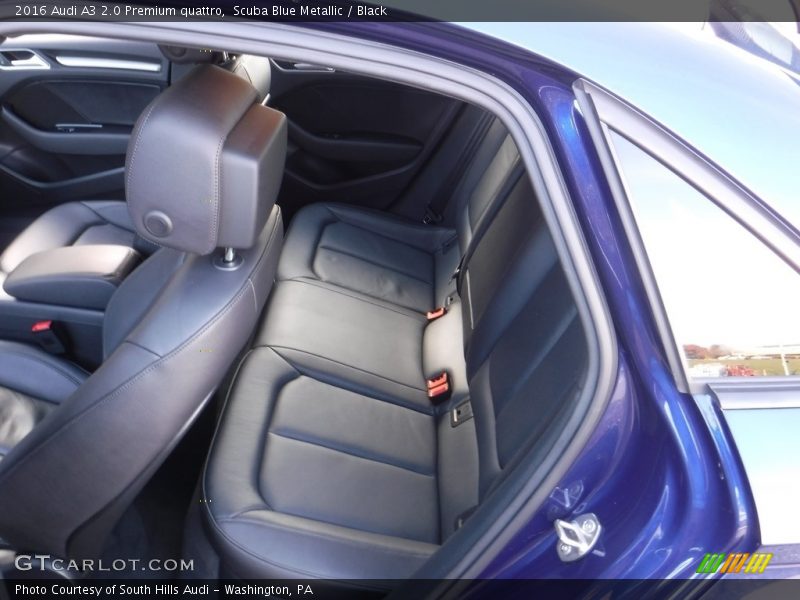 Scuba Blue Metallic / Black 2016 Audi A3 2.0 Premium quattro