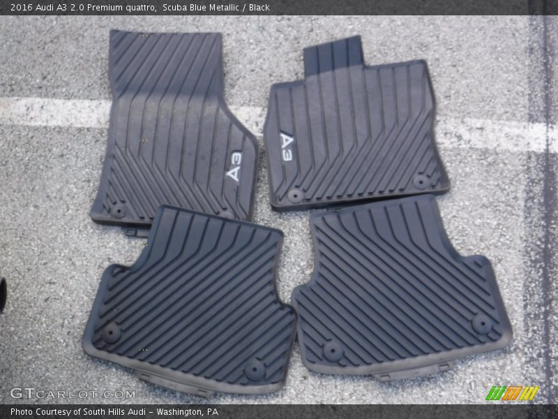 Scuba Blue Metallic / Black 2016 Audi A3 2.0 Premium quattro