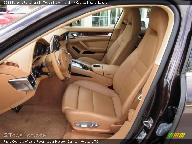Topaz Brown Metallic / Cognac Natural Leather 2011 Porsche Panamera S