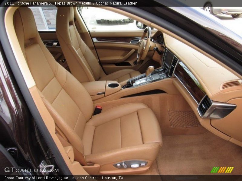 Topaz Brown Metallic / Cognac Natural Leather 2011 Porsche Panamera S