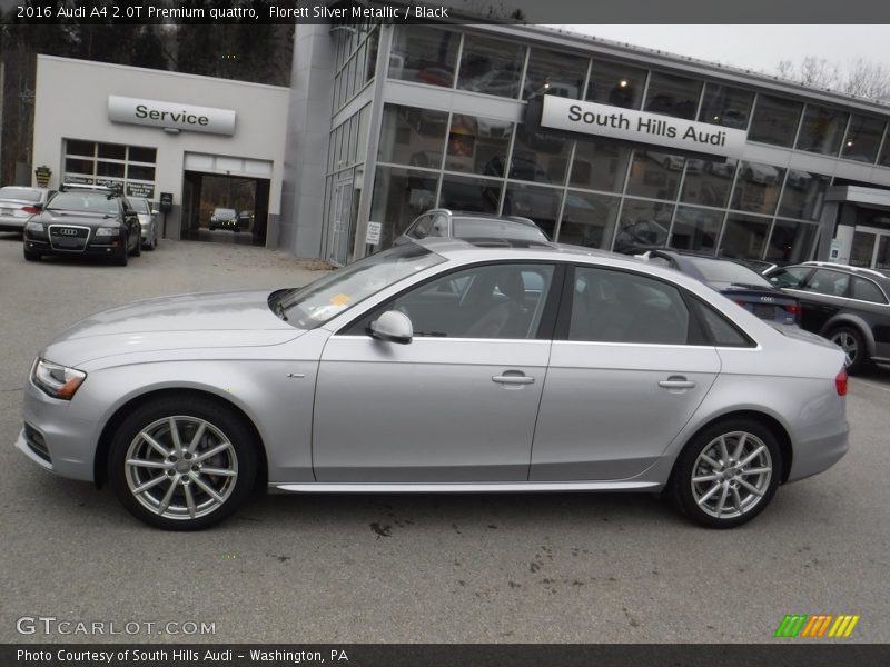 Florett Silver Metallic / Black 2016 Audi A4 2.0T Premium quattro