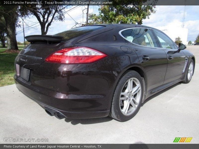 Topaz Brown Metallic / Cognac Natural Leather 2011 Porsche Panamera S