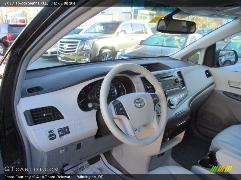 Black / Bisque 2013 Toyota Sienna XLE