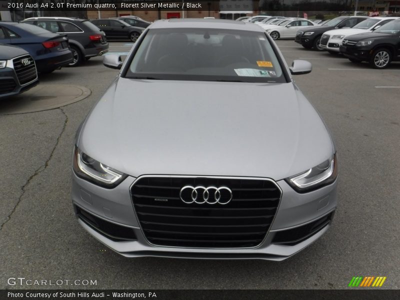 Florett Silver Metallic / Black 2016 Audi A4 2.0T Premium quattro
