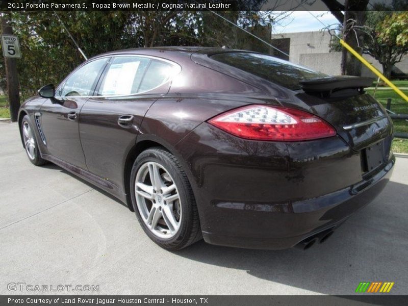 Topaz Brown Metallic / Cognac Natural Leather 2011 Porsche Panamera S