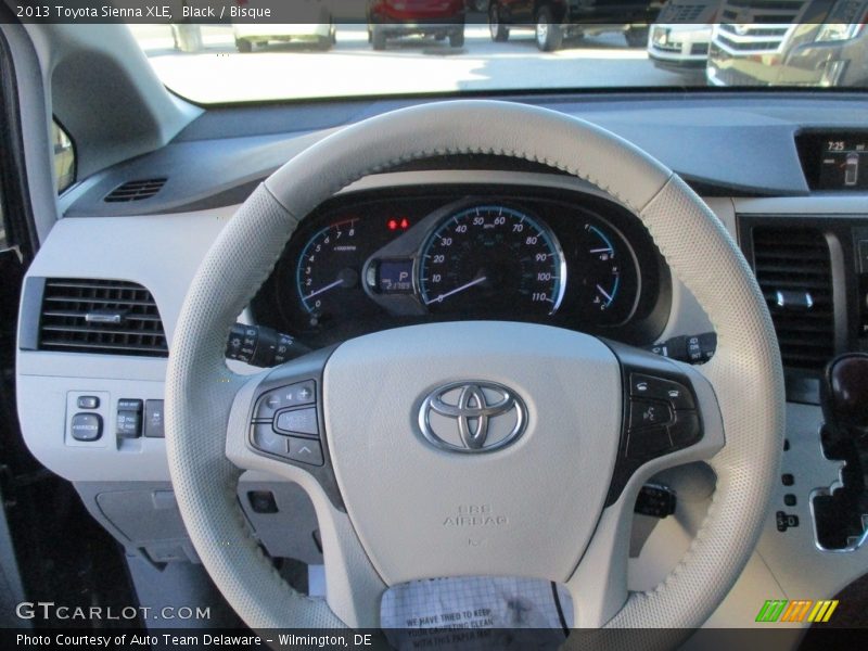 Black / Bisque 2013 Toyota Sienna XLE