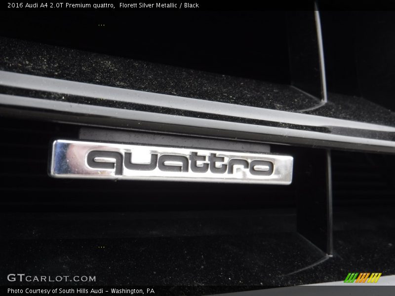 Florett Silver Metallic / Black 2016 Audi A4 2.0T Premium quattro