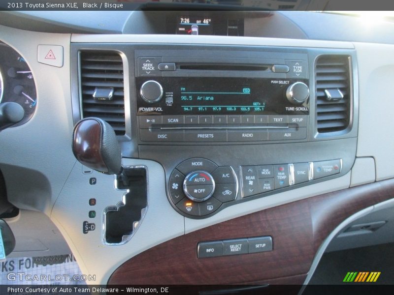 Black / Bisque 2013 Toyota Sienna XLE