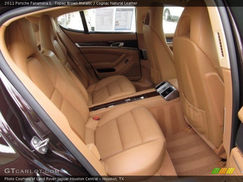 Topaz Brown Metallic / Cognac Natural Leather 2011 Porsche Panamera S