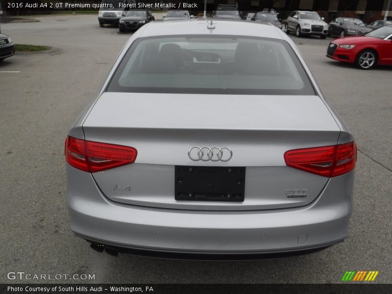 Florett Silver Metallic / Black 2016 Audi A4 2.0T Premium quattro