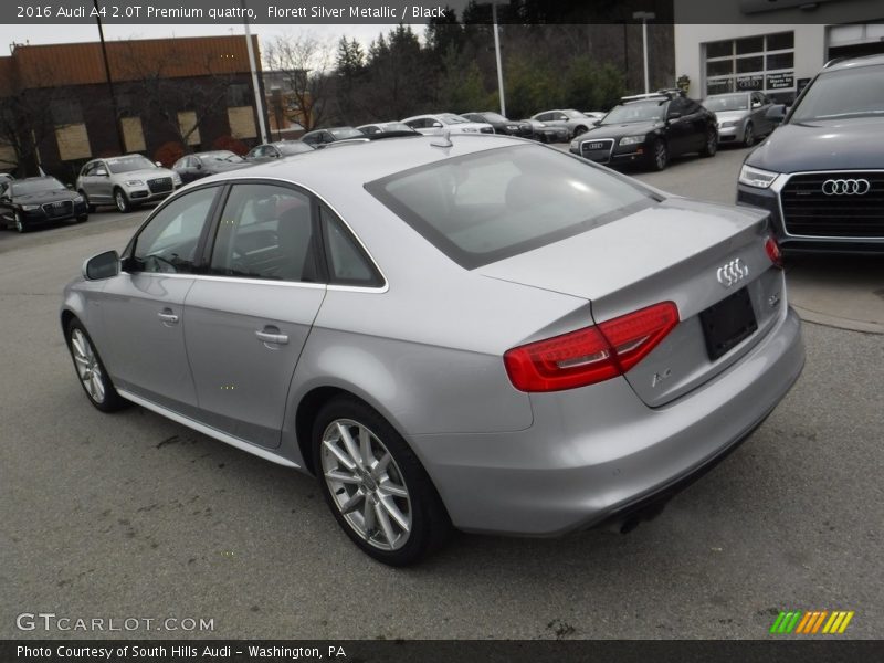 Florett Silver Metallic / Black 2016 Audi A4 2.0T Premium quattro