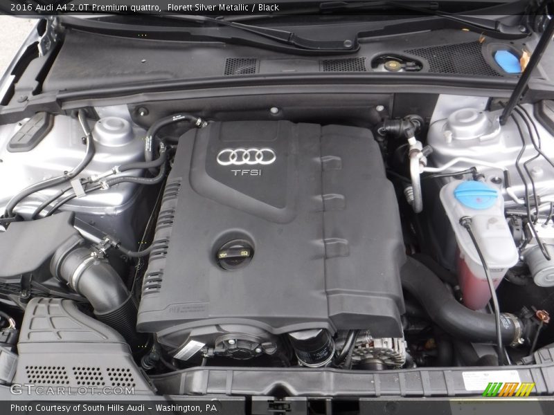 Florett Silver Metallic / Black 2016 Audi A4 2.0T Premium quattro