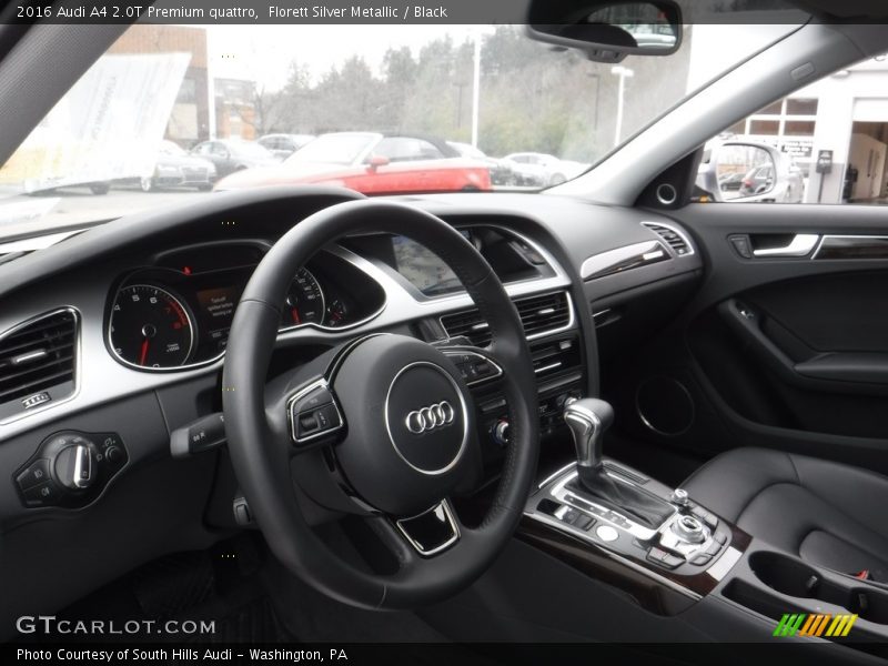 Florett Silver Metallic / Black 2016 Audi A4 2.0T Premium quattro