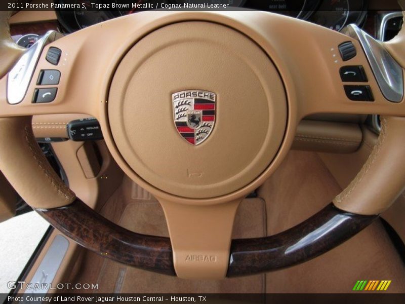 Topaz Brown Metallic / Cognac Natural Leather 2011 Porsche Panamera S