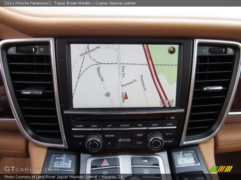 Topaz Brown Metallic / Cognac Natural Leather 2011 Porsche Panamera S