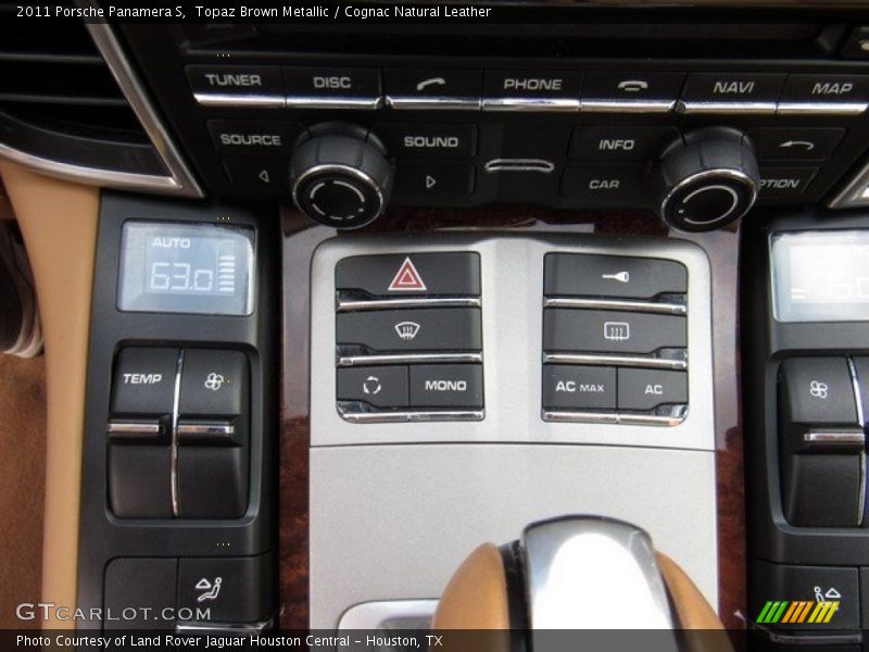 Topaz Brown Metallic / Cognac Natural Leather 2011 Porsche Panamera S