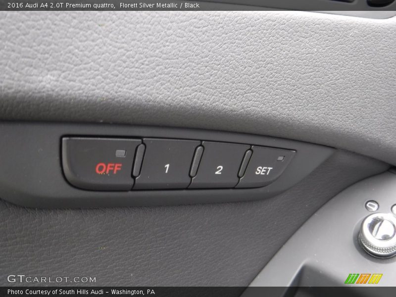 Florett Silver Metallic / Black 2016 Audi A4 2.0T Premium quattro