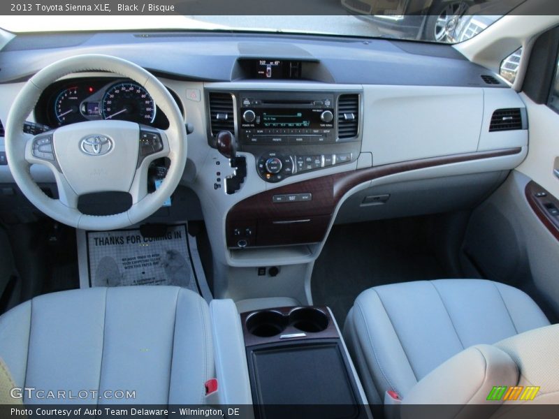 Black / Bisque 2013 Toyota Sienna XLE