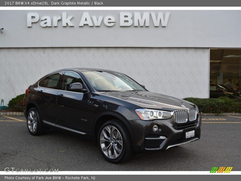 Dark Graphite Metallic / Black 2017 BMW X4 xDrive28i