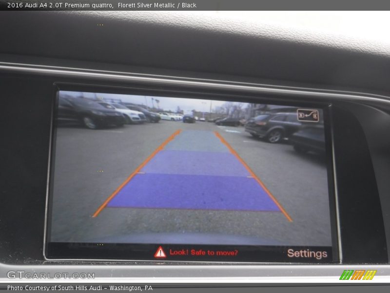 Florett Silver Metallic / Black 2016 Audi A4 2.0T Premium quattro