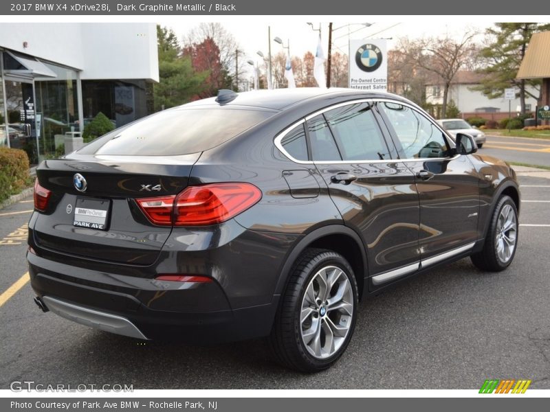 Dark Graphite Metallic / Black 2017 BMW X4 xDrive28i