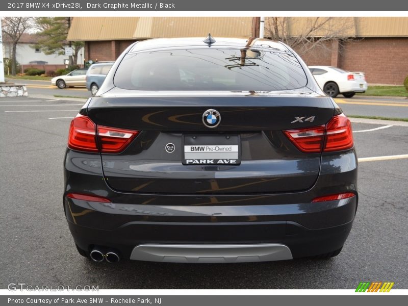 Dark Graphite Metallic / Black 2017 BMW X4 xDrive28i