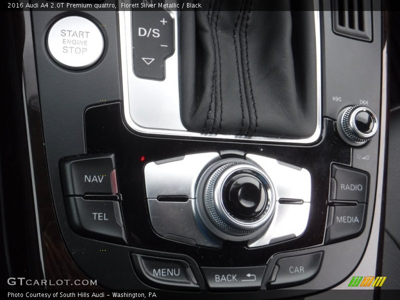 Florett Silver Metallic / Black 2016 Audi A4 2.0T Premium quattro