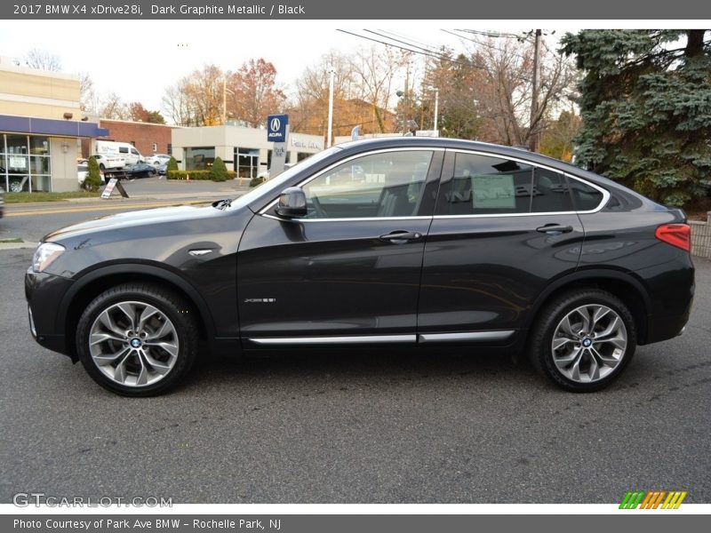 Dark Graphite Metallic / Black 2017 BMW X4 xDrive28i