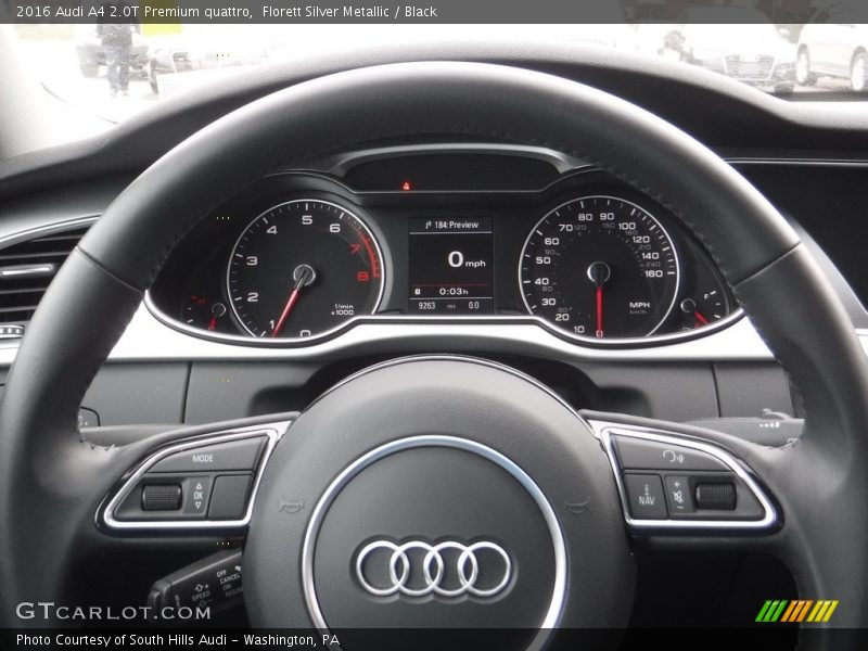 Florett Silver Metallic / Black 2016 Audi A4 2.0T Premium quattro