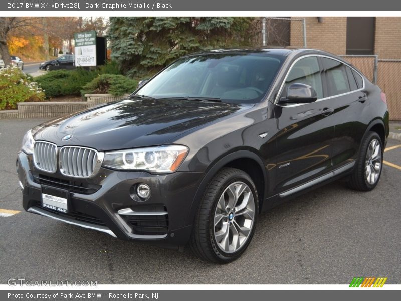 Dark Graphite Metallic / Black 2017 BMW X4 xDrive28i