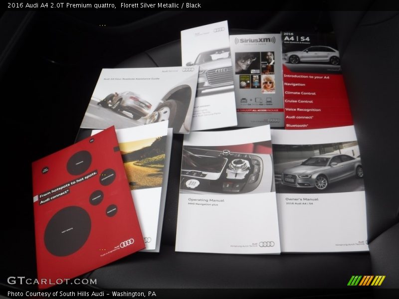 Florett Silver Metallic / Black 2016 Audi A4 2.0T Premium quattro