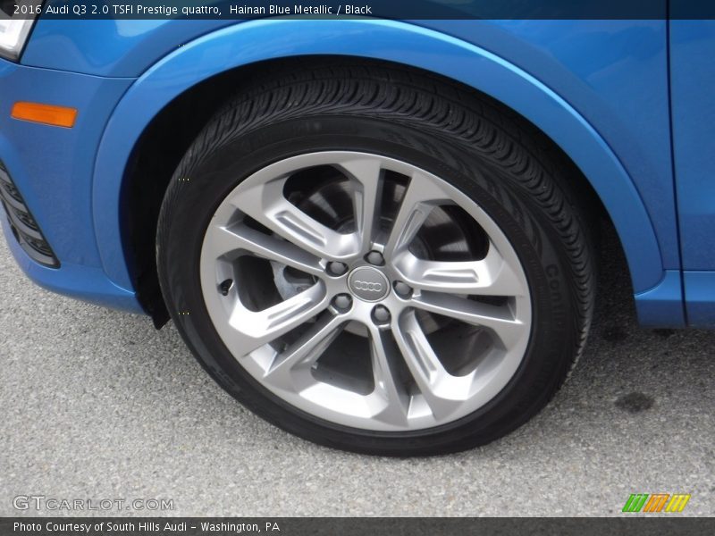 Hainan Blue Metallic / Black 2016 Audi Q3 2.0 TSFI Prestige quattro