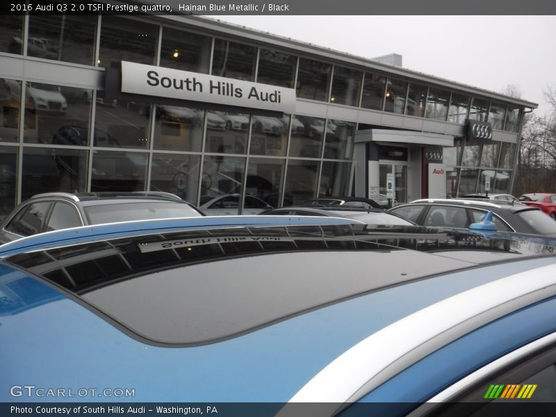 Hainan Blue Metallic / Black 2016 Audi Q3 2.0 TSFI Prestige quattro
