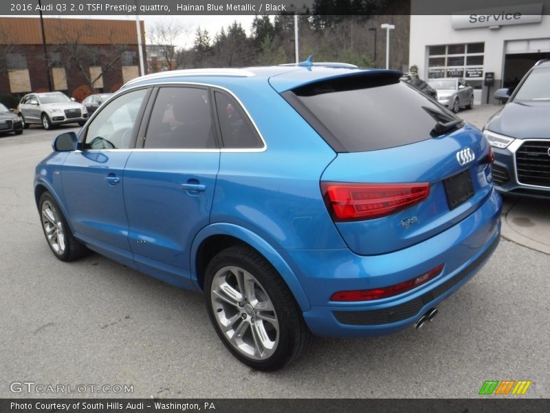 Hainan Blue Metallic / Black 2016 Audi Q3 2.0 TSFI Prestige quattro