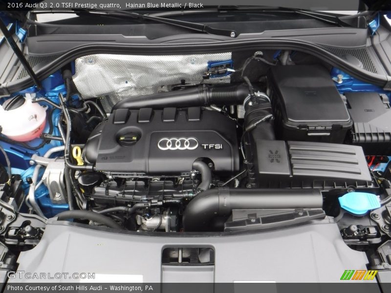  2016 Q3 2.0 TSFI Prestige quattro Engine - 2.0 Liter Turbocharged/TFSI DOHC 16-Valve VVT 4 Cylinder
